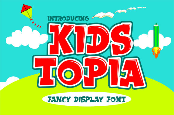 Boost Your Campaign with Kidstopia: A Playful Display Font