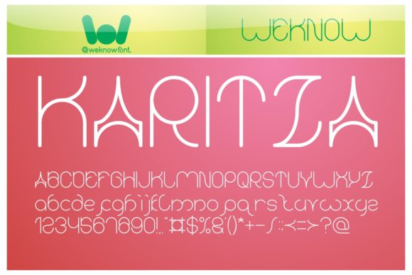 Bring Charm to Your Creations with Karitza Font