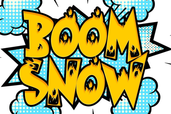 Bring Your Creations to Life with Boom Snow Font