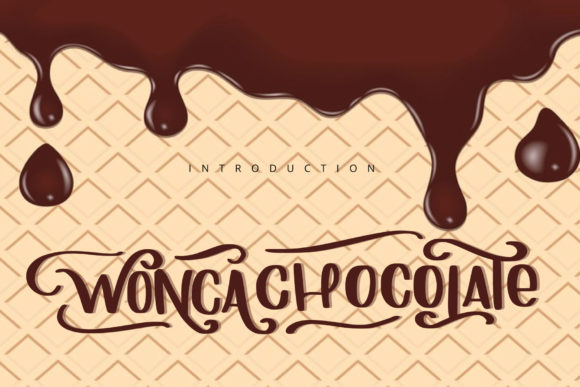 Bring Your Creations to Life with Wonca Chocolate Font