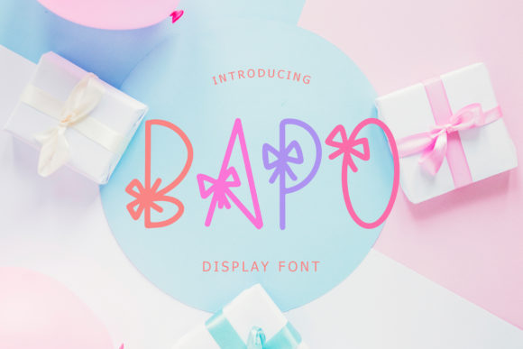 Discover Bapo: A Playful Display Font for Editorial Design