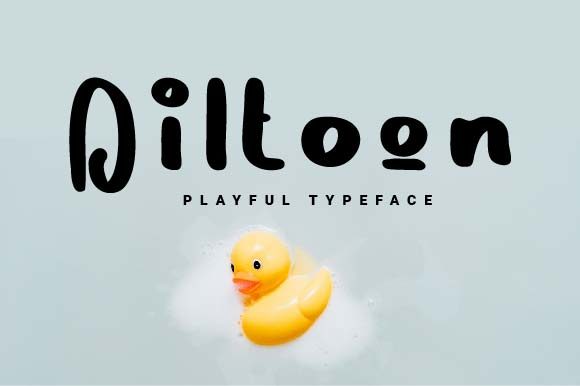 Discover Diltoon: A Charming Display Font for Editorial Design