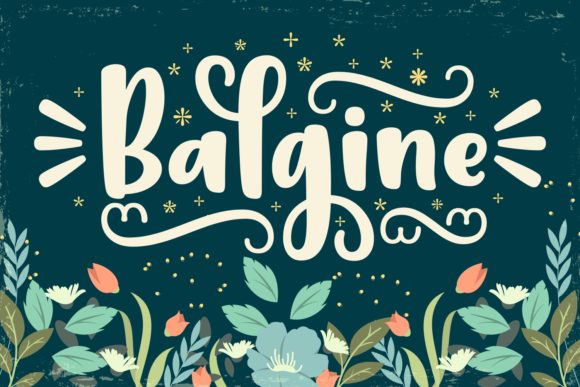 Elevate Your Brand with Balgine: A Trendy Display Font