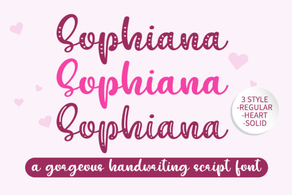 Elevate Your Brand with Sophiana: A Versatile Display Font