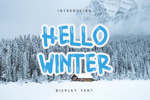 Embrace the Charm of Hello Winter Font in Your Designs