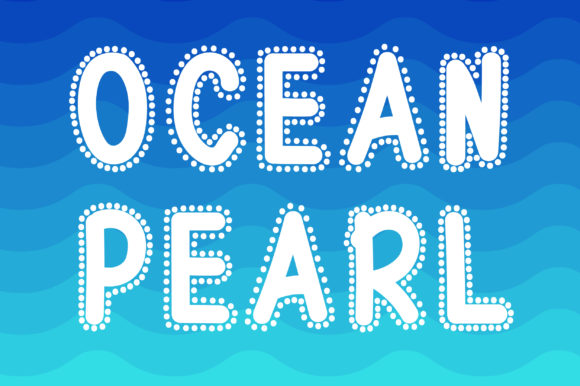 Enhance Your Brand with Ocean Pearl: A Unique Display Font
