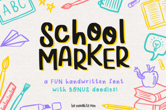 Enhance Your Web Design with School Marker Font