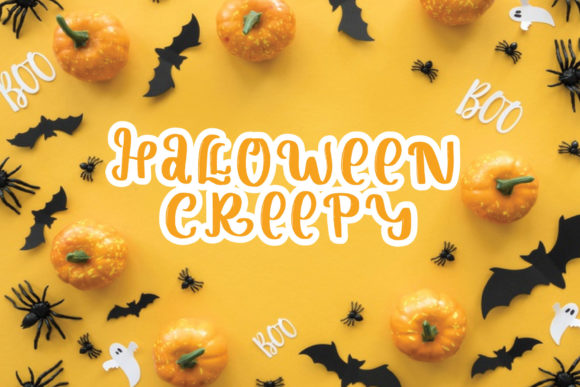 Halloween Creepy: A Spooky and Playful Display Font