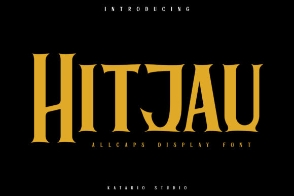 Hitjau: A Bold Display Font for Eye-Catching Marketing