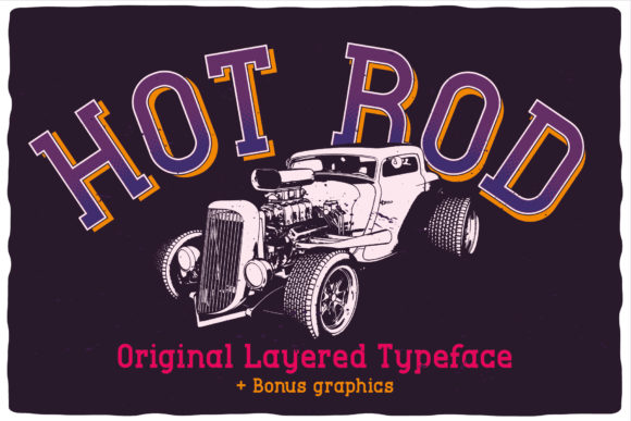 Hot Rod: A Display Font for Bold and Friendly Editorial Design