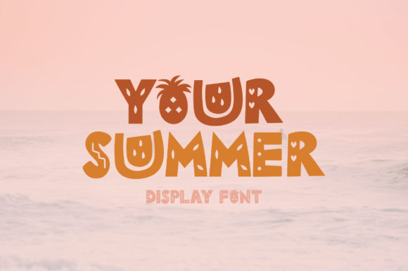 Introducing Your Summer: A Refreshing Display Font for Editorial Design