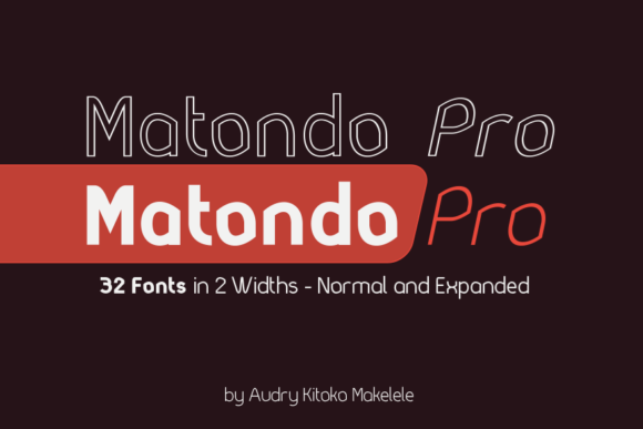 Matondo Pro: A Bold and Elegant Display Font for Impactful Campaigns