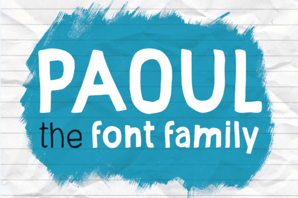 Paoul: A Fun and Friendly Display Typeface for Web Design