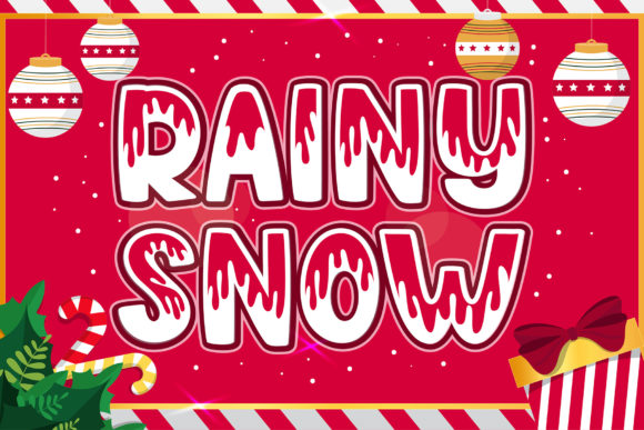 Rainy Snow: A Bold and Chunky Display Font for Web Design