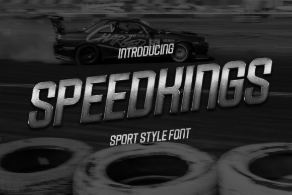 Speedkings: A Futuristic Font for Bold Branding