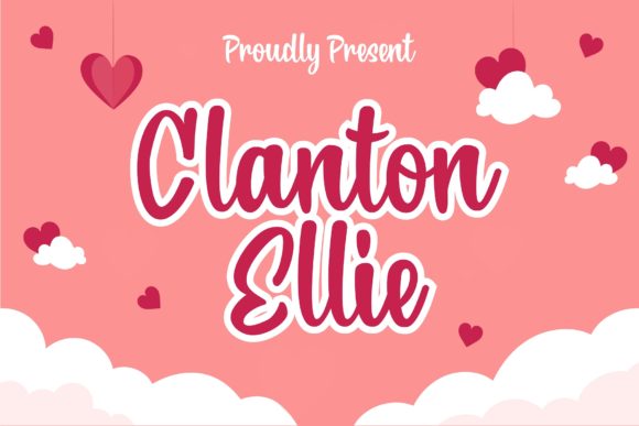 Transform Your Brand with Clanton Ellie: A Festive Handwritten Font