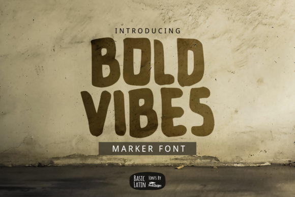 Unveiling Bold Vibes: A Versatile Display Font for Creative Projects